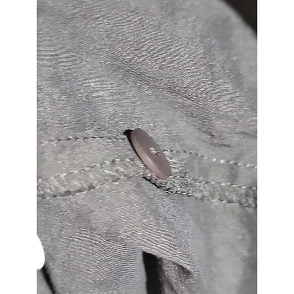 Eileen Fisher Women's Pants 24W Italian Fabric Crepe Stretch Gray Linen Blend #Z - Picture 8 of 11